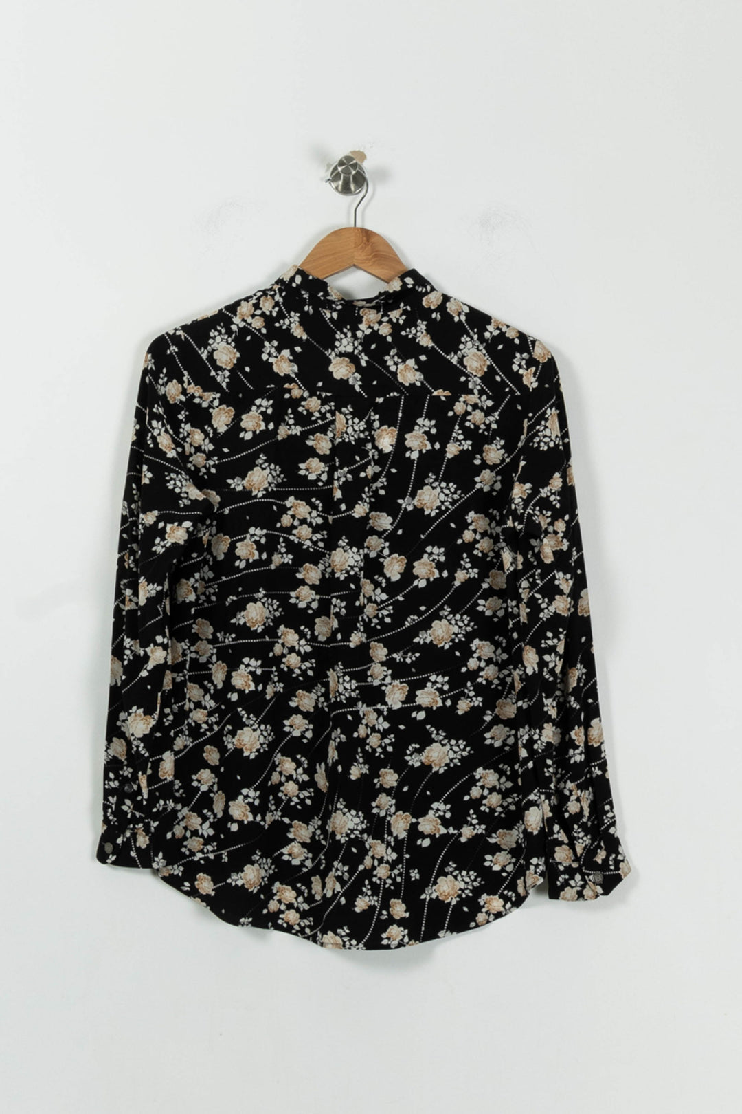 Chemise Noire et Beige - Taille S/36 de la marque The Kooples | PARAD94500 - Vendu par Paradigme - Image 4