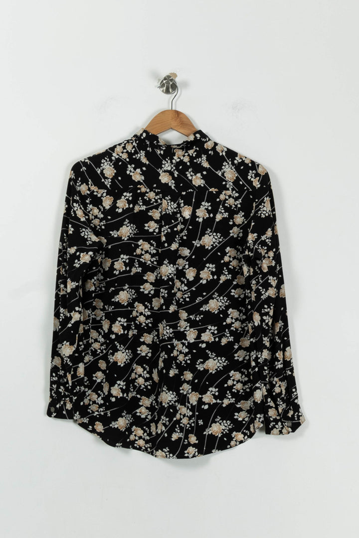 Chemise Noire et Beige - Taille S/36 de la marque The Kooples | PARAD94500 - Vendu par Paradigme - Image 4