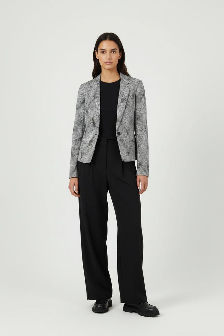 Blazer Gris et Noir - Taille S/36 de la marque IKKS | PARAD94502 - Vendu par Paradigme - Image 1