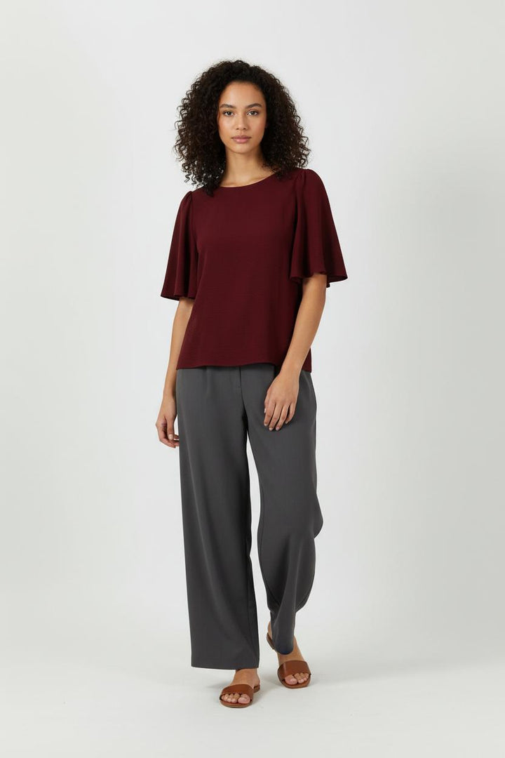 Blouse Bordeaux - Taille XL/42 de la marque Grace & Mila | PARAD94503 - Vendu par Paradigme - Image 1