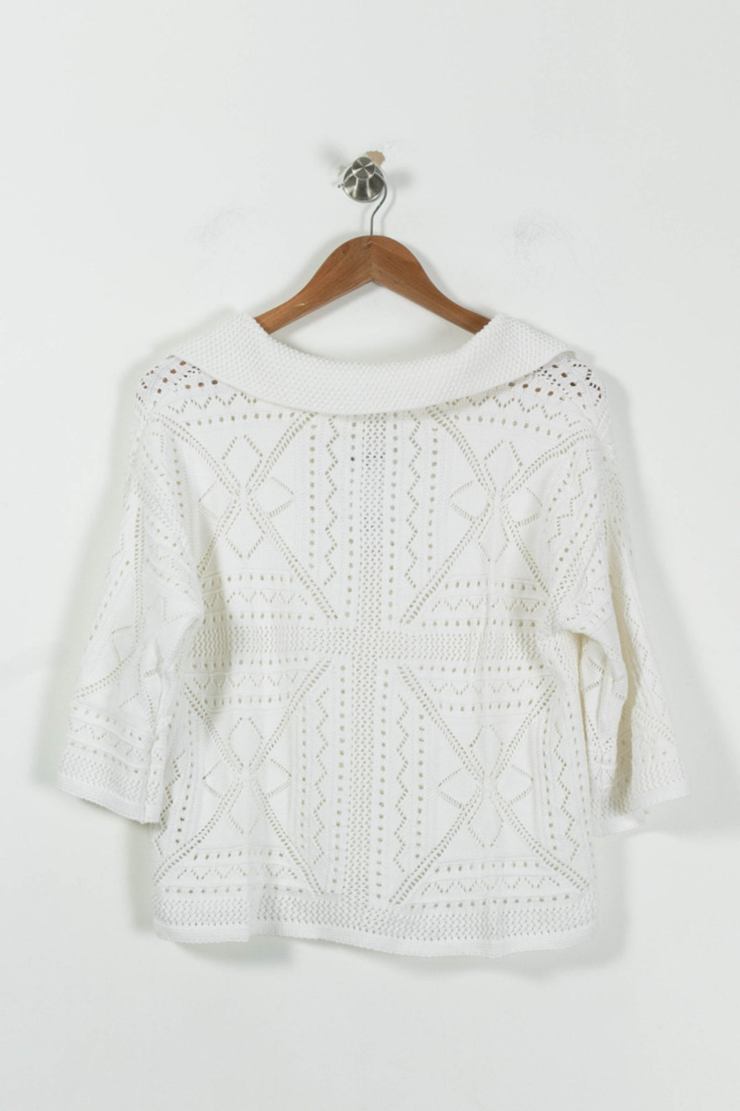 Pull Blanc - Taille S/36 de la marque Suncoo | PARAD94504 - Vendu par Paradigme - Image 4