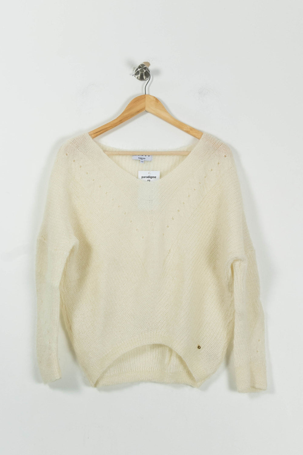 Pull Beige - Taille XS/34 de la marque Suncoo | PARAD94508 - Vendu par Paradigme - Image 2