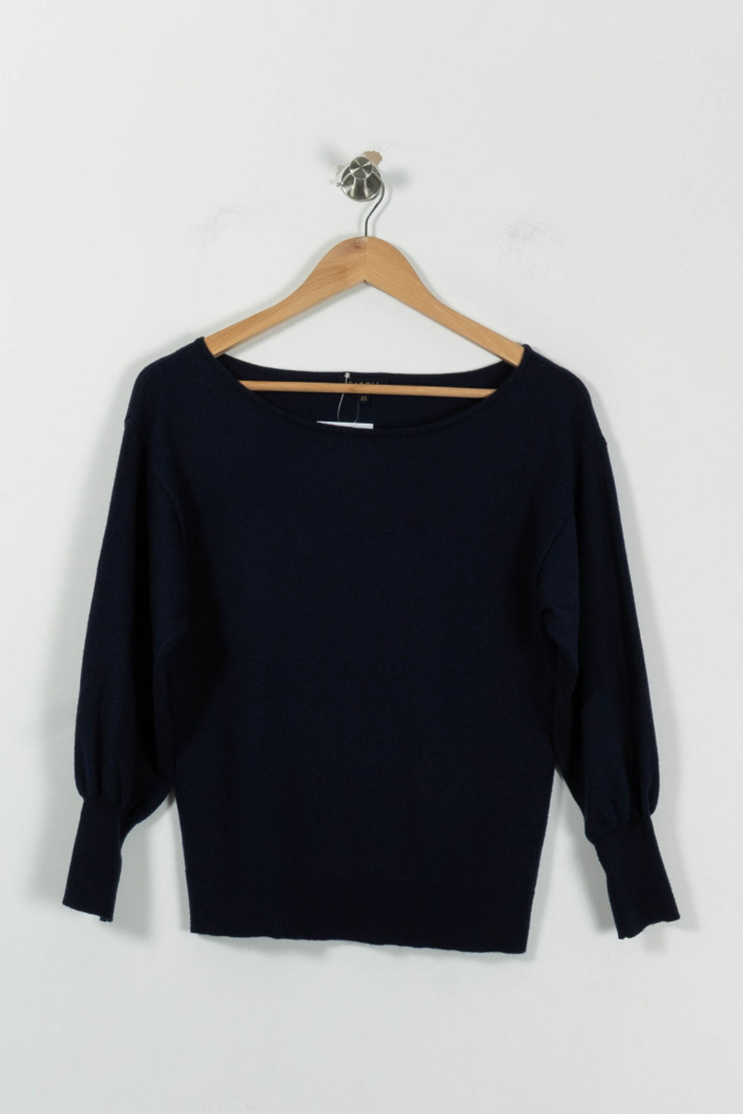 Pull Bleu - Taille XS/34 de la marque Caroll | PARAD94516 - Vendu par Paradigme - Image 2