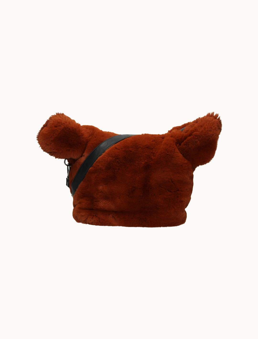 Sac Peluche Marron - Taille S/36 de la marque Au Printemps Paris | PARAD94520 - Vendu par Paradigme - Image 1