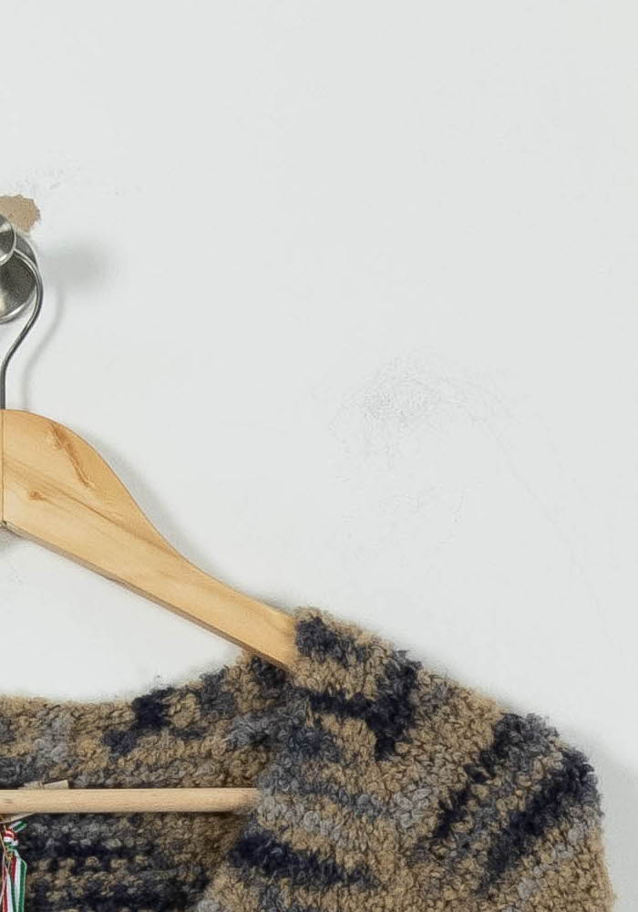 Cardigan Beige et Noir - Taille S/36 de la marque La Fée Maraboutée | PARAD94521 - Vendu par Paradigme - Image 3