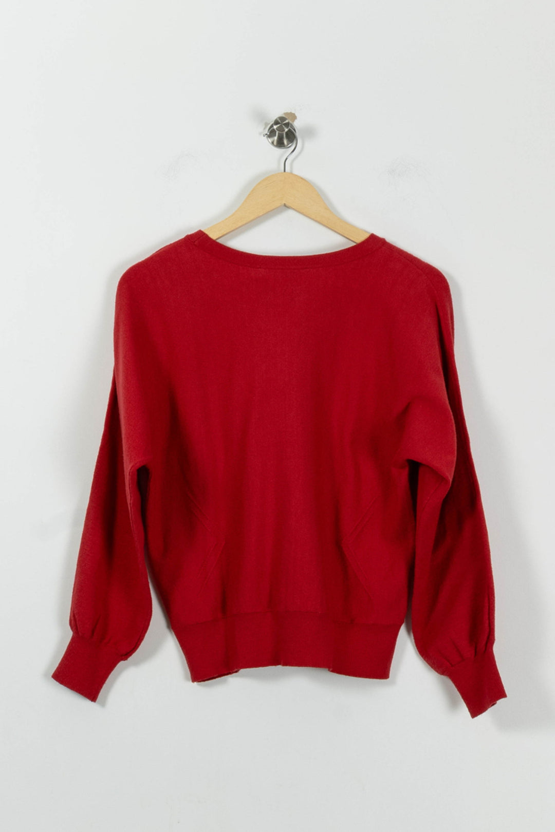Sweat Rouge - Taille S/36 de la marque La Fée Maraboutée | PARAD94523 - Vendu par Paradigme - Image 4
