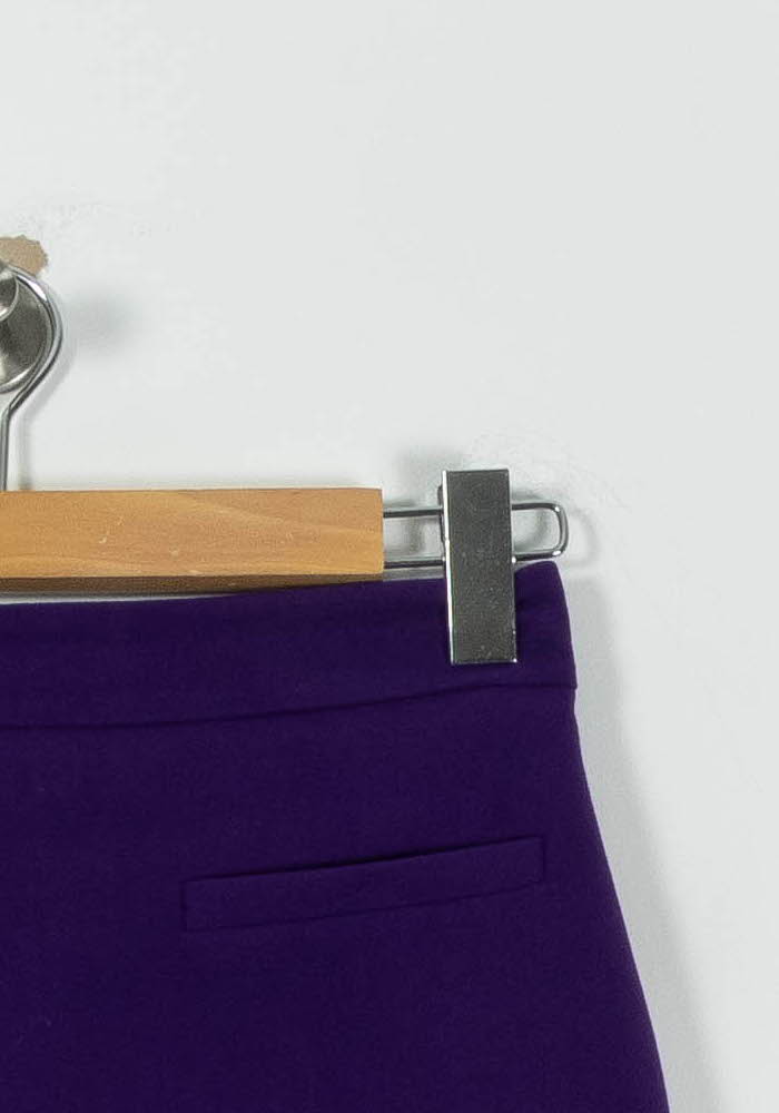 Jupe Droite Violette - Taille S/36 de la marque Caroll | PARAD94529 - Vendu par Paradigme - Image 3