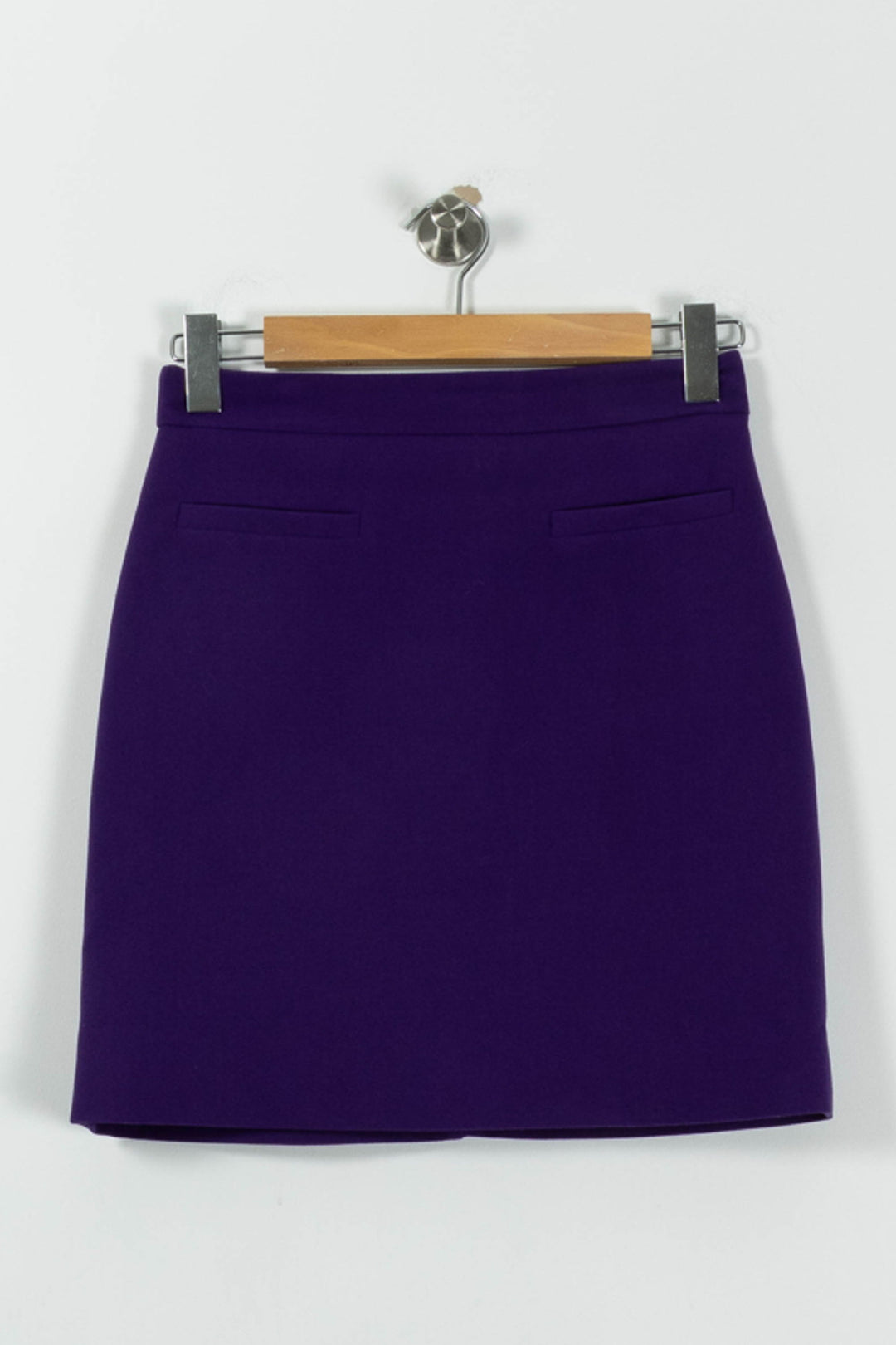 Jupe Droite Violette - Taille S/36 de la marque Caroll | PARAD94529 - Vendu par Paradigme - Image 2