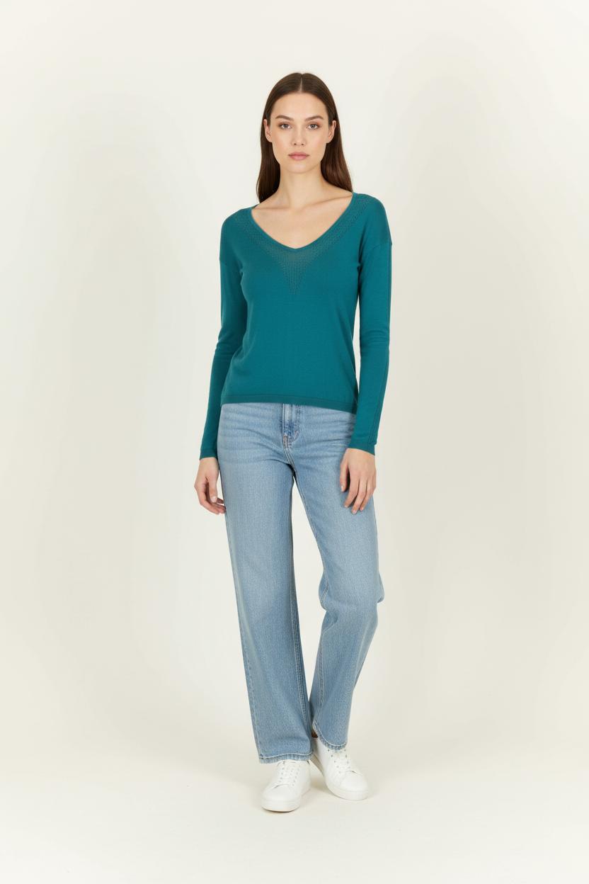 Pull Vert - Taille S/36 de la marque Ekyog | PARAD94531 - Vendu par Paradigme - Image 1