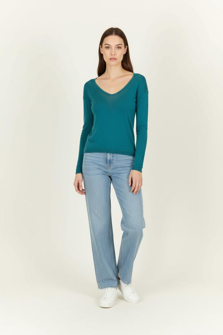 Pull Vert - Taille S/36 de la marque Ekyog | PARAD94531 - Vendu par Paradigme - Image 1