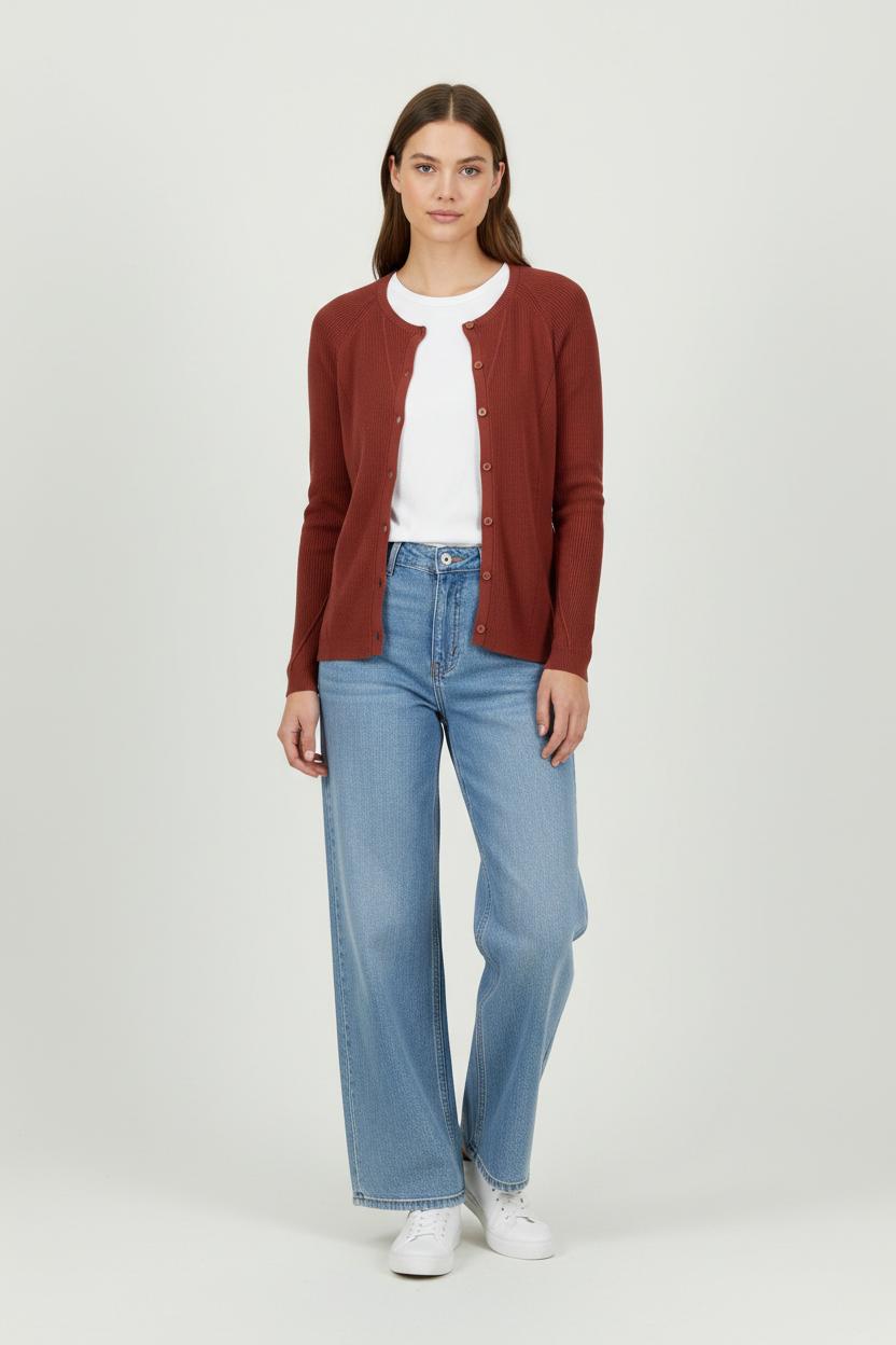 Cardigan Bordeaux - Taille S/36 de la marque Comptoir des Cotonniers | PARAD94532 - Vendu par Paradigme - Image 1