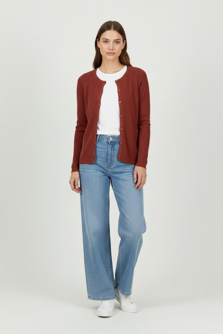 Cardigan Bordeaux - Taille S/36 de la marque Comptoir des Cotonniers | PARAD94532 - Vendu par Paradigme - Image 1