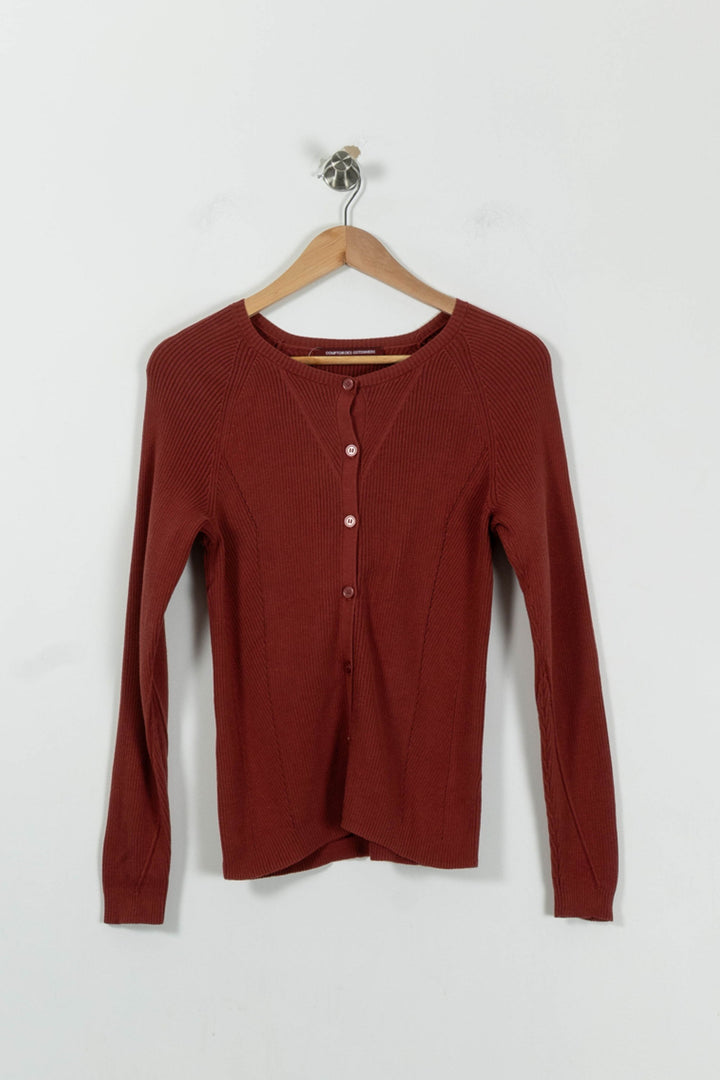 Cardigan Bordeaux - Taille S/36 de la marque Comptoir des Cotonniers | PARAD94532 - Vendu par Paradigme - Image 2