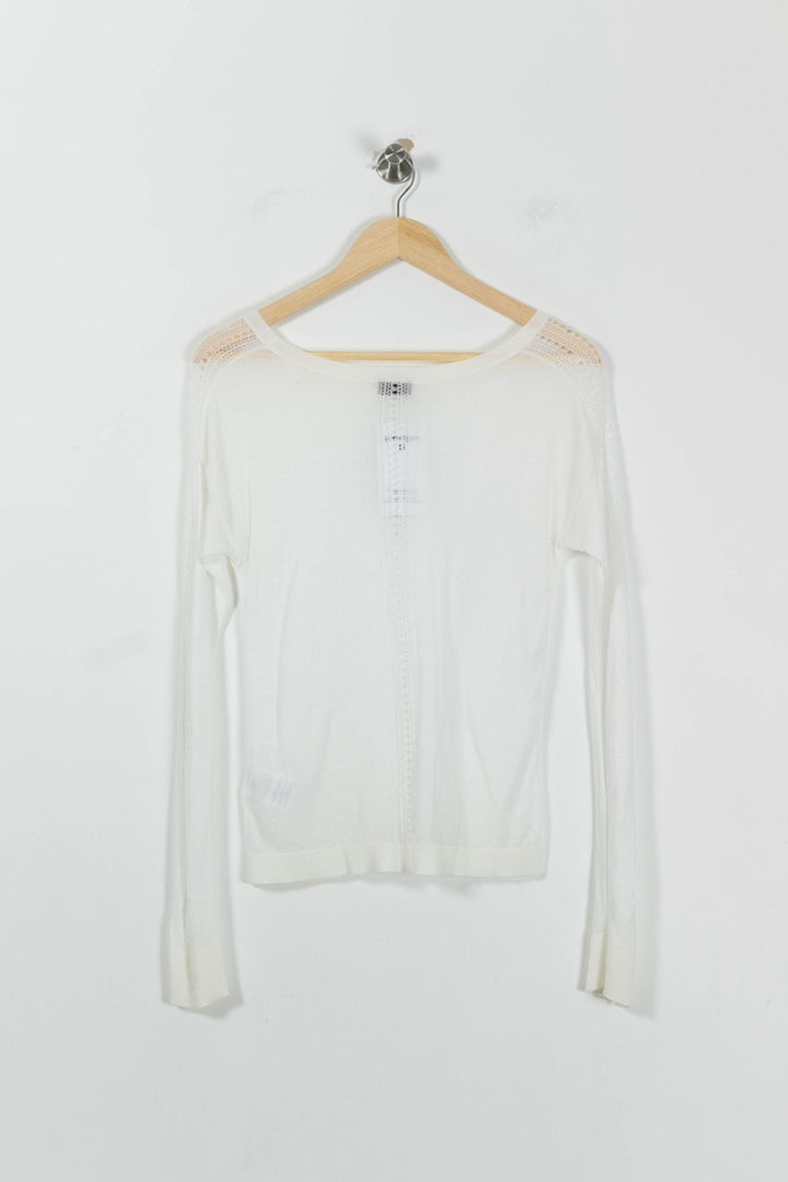 Pull Blanc - Taille S/36 de la marque Ekyog | PARAD94533 - Vendu par Paradigme - Image 4