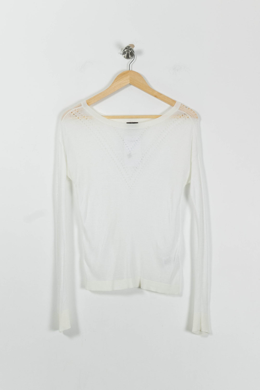 Pull Blanc - Taille S/36 de la marque Ekyog | PARAD94533 - Vendu par Paradigme - Image 2