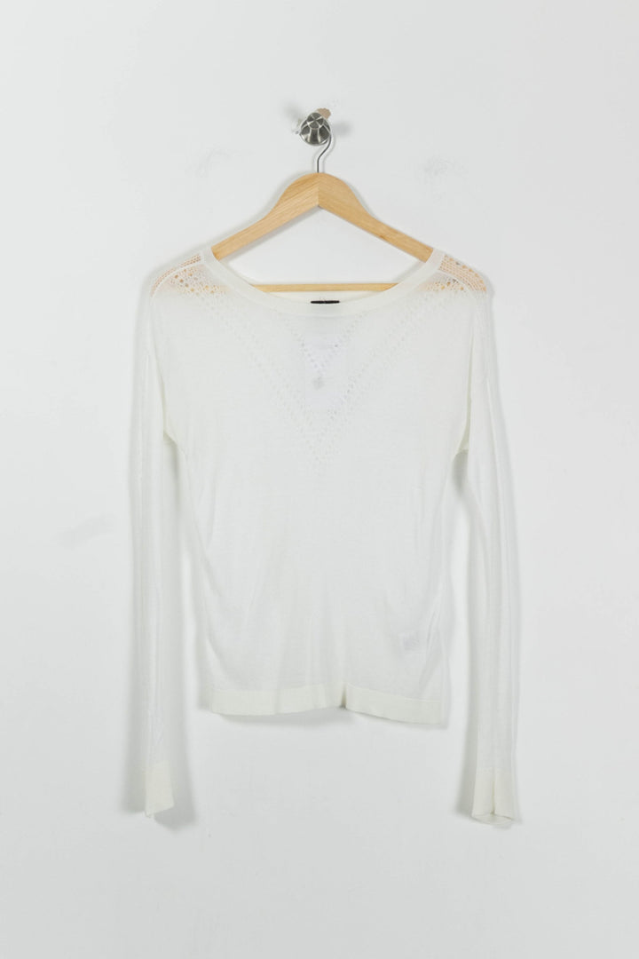 Pull Blanc - Taille S/36 de la marque Ekyog | PARAD94533 - Vendu par Paradigme - Image 2