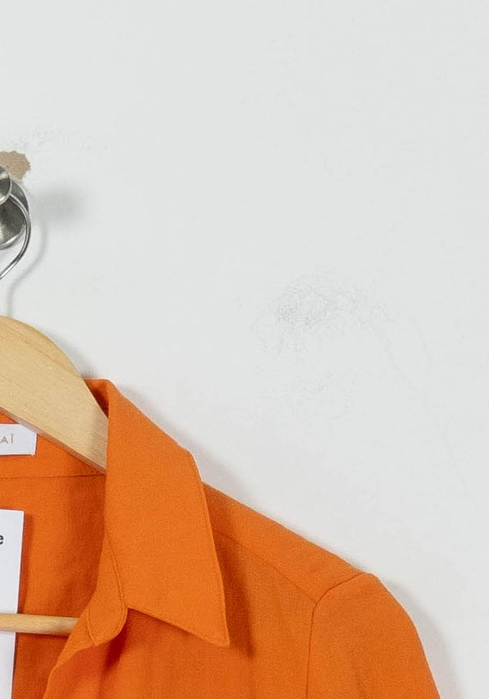 Chemisier Orange - Taille S/36 de la marque Kookai | PARAD94537 - Vendu par Paradigme - Image 3