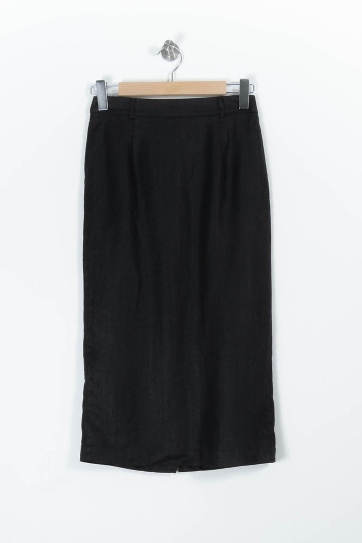 Jupe Longue Noire - Taille S/36 de la marque Caroll | PARAD94541 - Vendu par Paradigme - Image 4