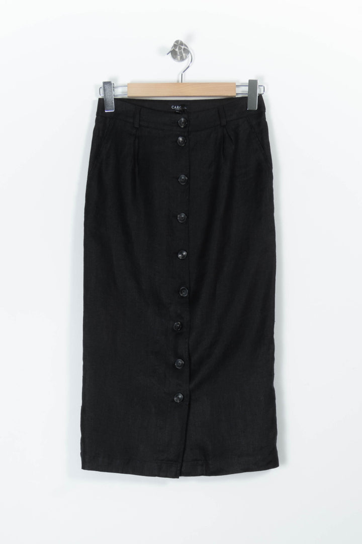 Jupe Longue Noire - Taille S/36 de la marque Caroll | PARAD94541 - Vendu par Paradigme - Image 2