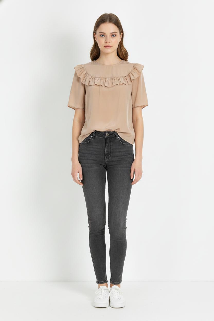 Blouse Rose - Taille M/38 de la marque Claudie Pierlot | PARAD94542 - Vendu par Paradigme - Image 1
