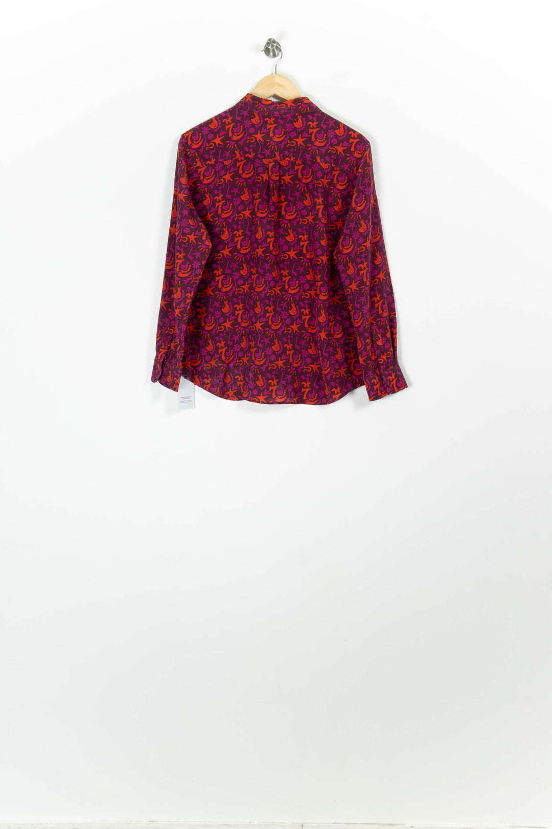 Chemise à motifs Rouge et Violet - Taille XL/42 de la marque Soi Paris | PARAD94543 - Vendu par Paradigme - Image 4