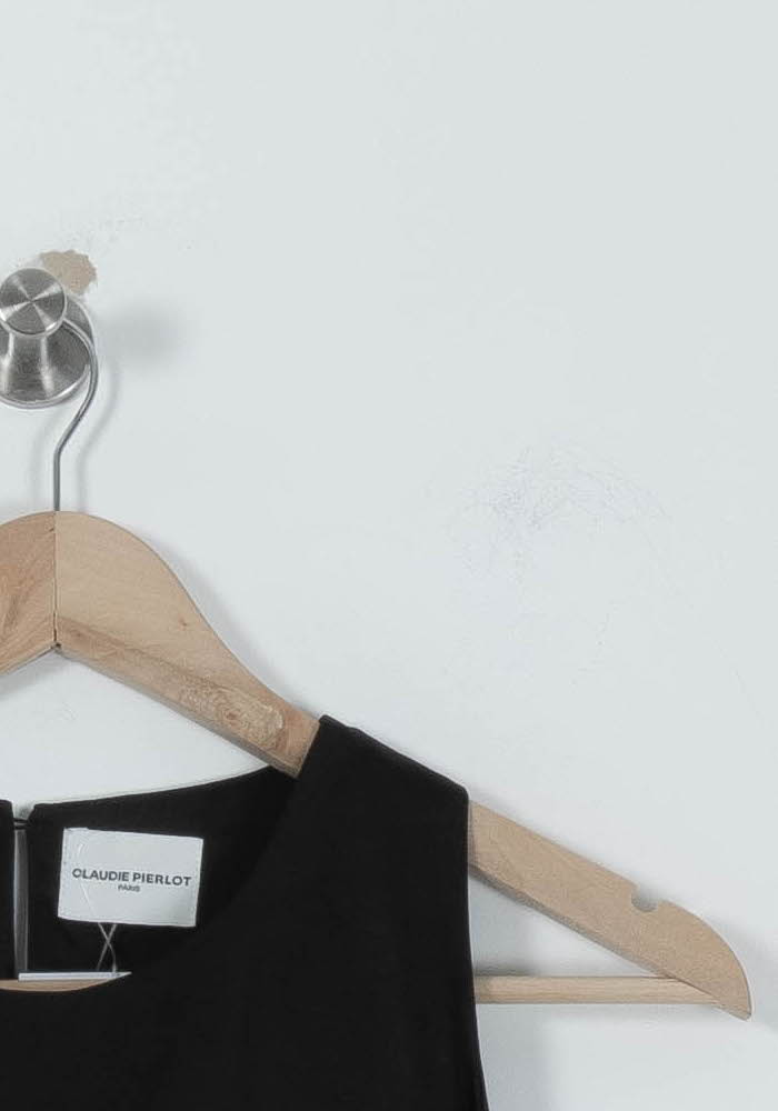 Robe Sans Manches Noire - Taille L/40 de la marque Claudie Pierlot | PARAD94544 - Vendu par Paradigme - Image 3