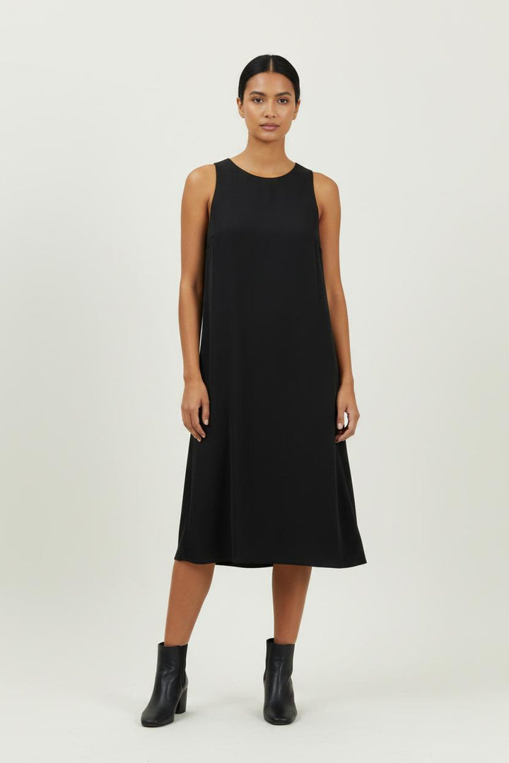 Robe Sans Manches Noire - Taille L/40 de la marque Claudie Pierlot | PARAD94544 - Vendu par Paradigme - Image 1