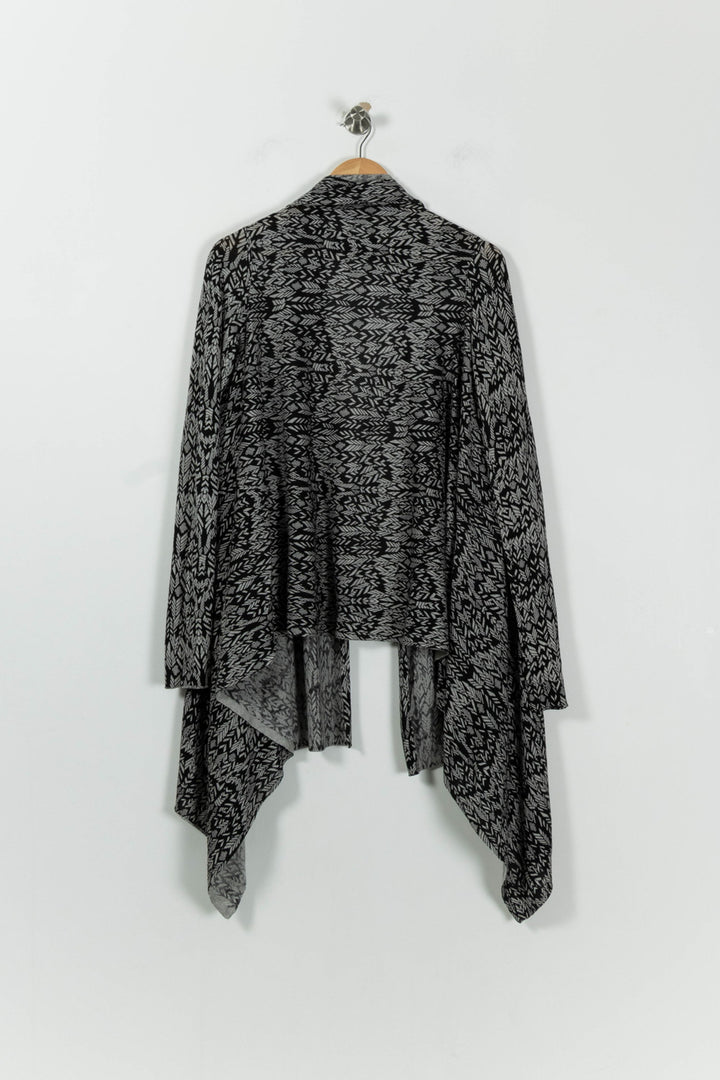 Cardigan Noir et Gris - Taille T.U. de la marque Zadig&Voltaire | PARAD94546 - Vendu par Paradigme - Image 4