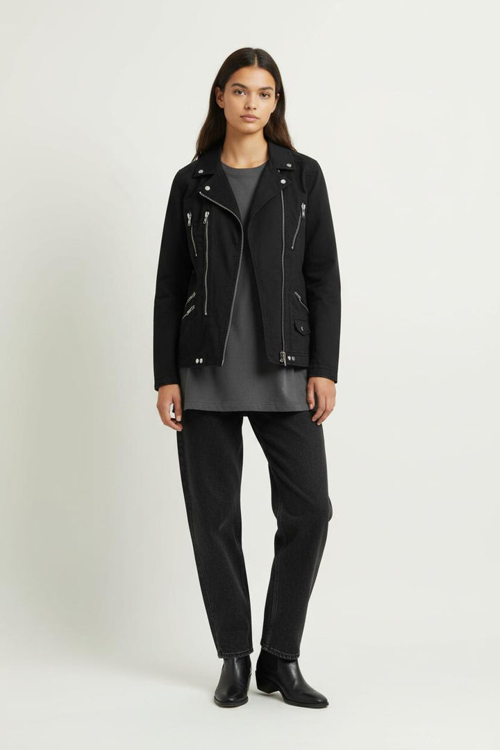 Blouson Noir - Taille S/36 de la marque The Kooples - Sport | PARAD94547 - Vendu par Paradigme - Image 1