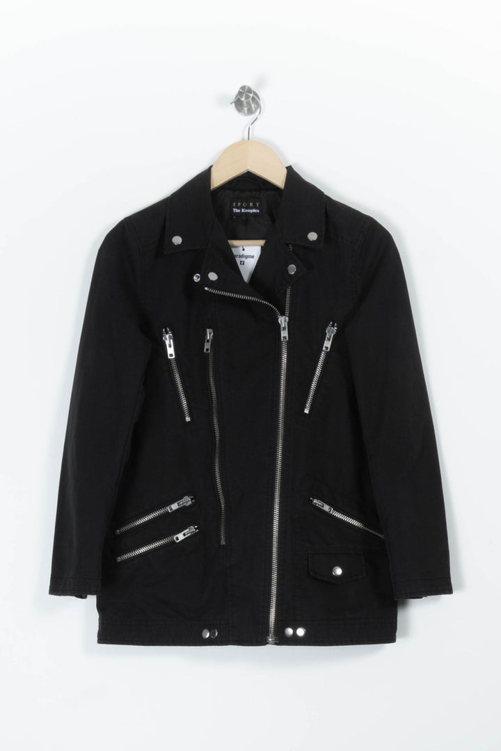 Blouson Noir - Taille S/36 de la marque The Kooples - Sport | PARAD94547 - Vendu par Paradigme - Image 2