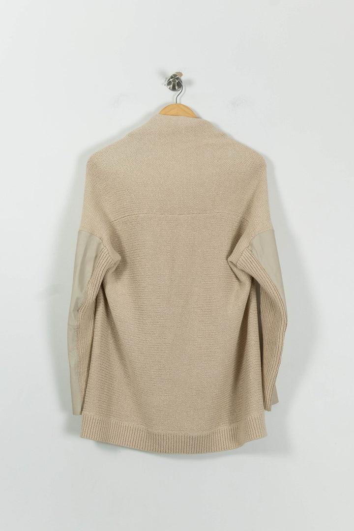 Cardigan Beige - Taille S/36 de la marque Maje | PARAD94548 - Vendu par Paradigme - Image 4