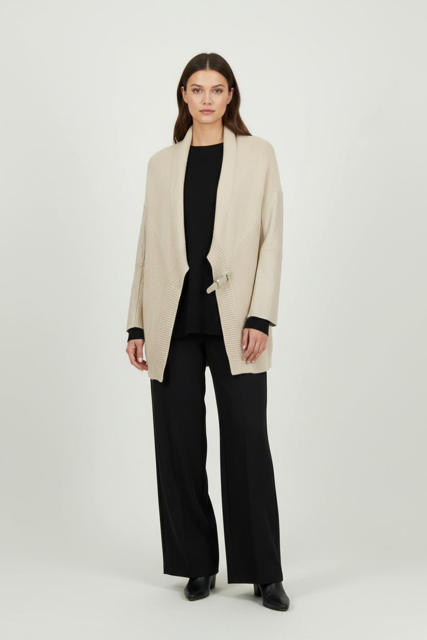 Cardigan Beige - Taille S/36 de la marque Maje | PARAD94548 - Vendu par Paradigme - Image 1