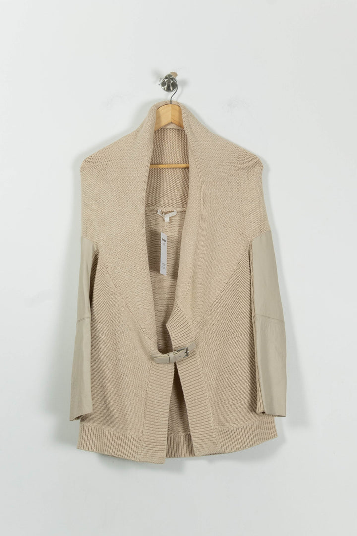 Cardigan Beige - Taille S/36 de la marque Maje | PARAD94548 - Vendu par Paradigme - Image 2