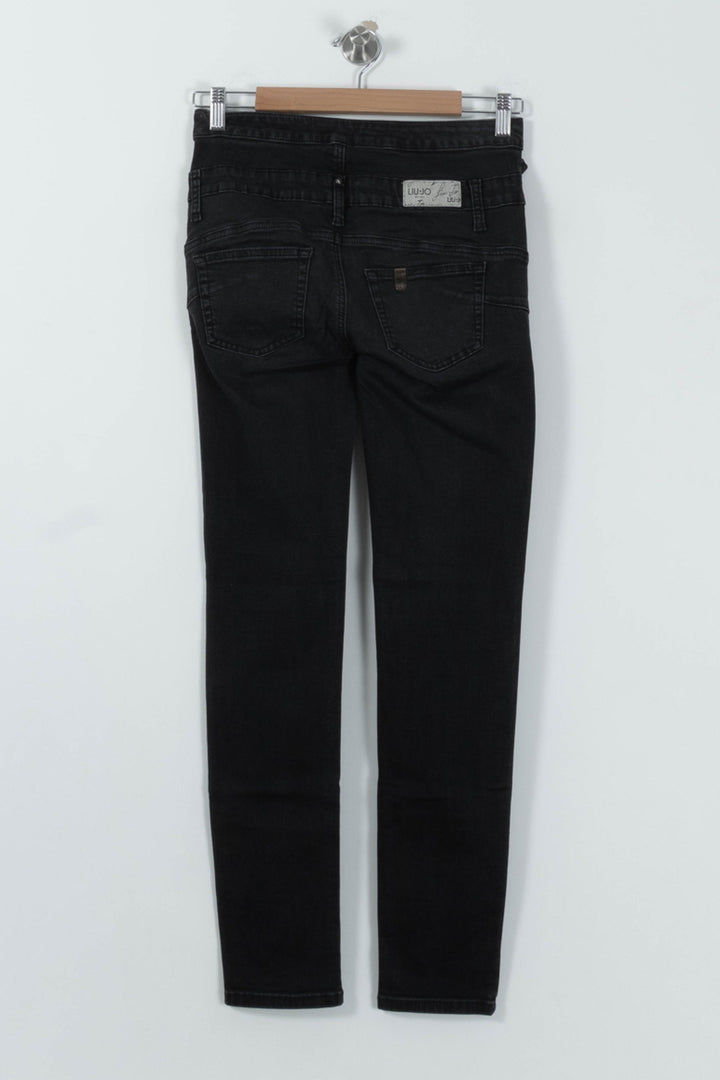 Jean Skinny Gris - Taille M/38 de la marque Liu Jo | PARAD94562 - Vendu par Paradigme - Image 4
