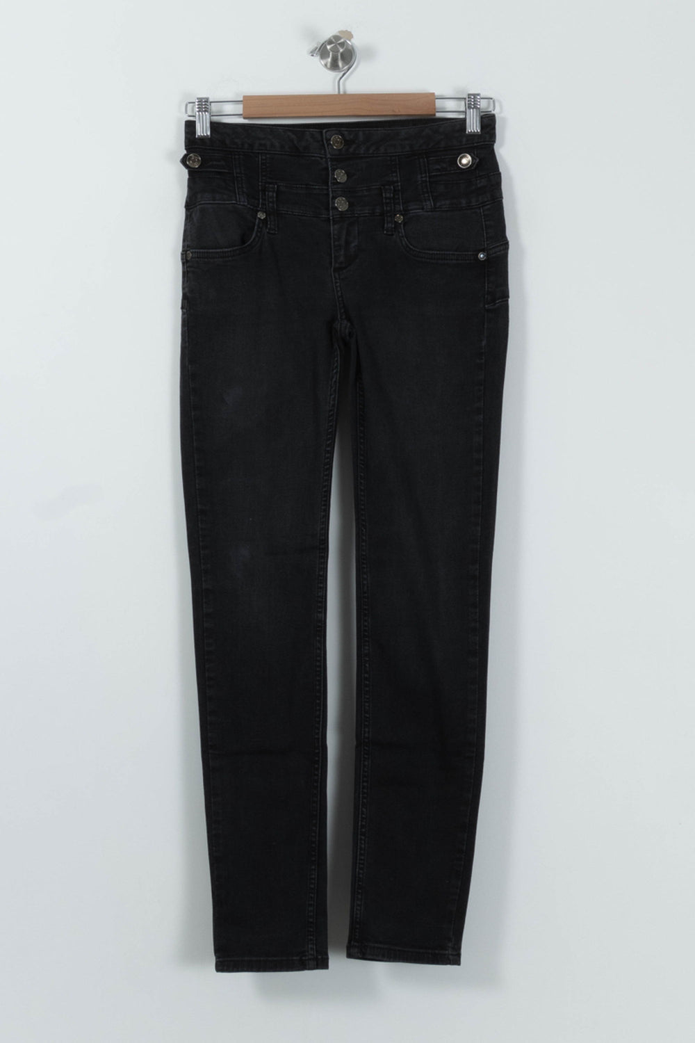 Jean Skinny Gris - Taille M/38 de la marque Liu Jo | PARAD94562 - Vendu par Paradigme - Image 2
