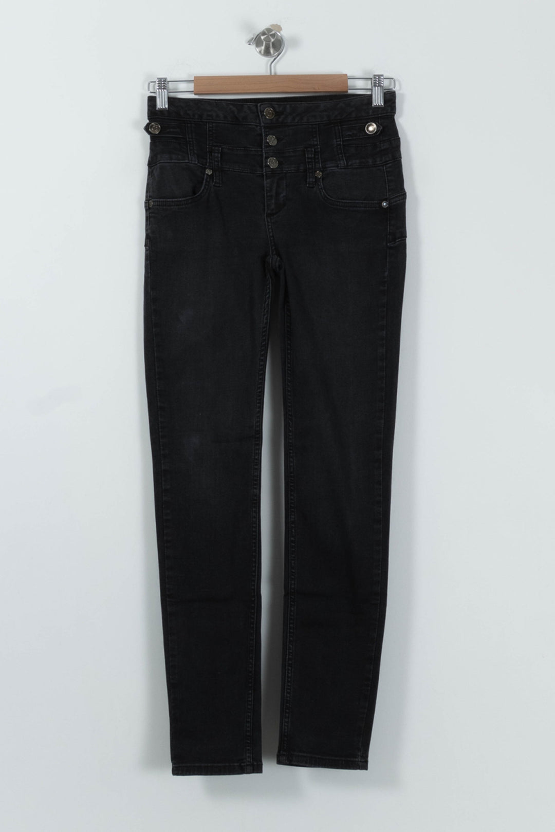 Jean Skinny Gris - Taille M/38 de la marque Liu Jo | PARAD94562 - Vendu par Paradigme - Image 2