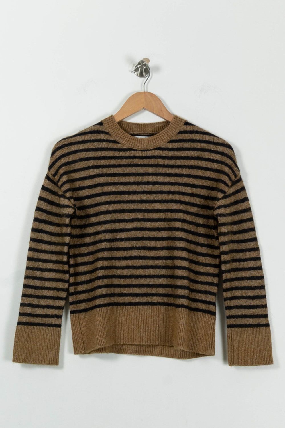 Pull Marron et Noir - Taille M/38 de la marque Sud express | PARAD94569 - Vendu par Paradigme - Image 2