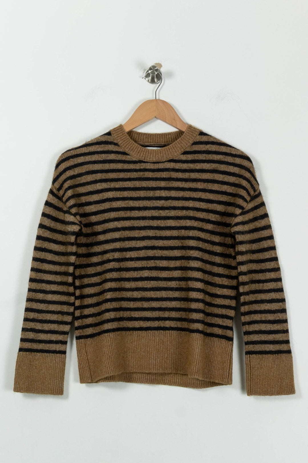 Pull Marron et Noir - Taille M/38 de la marque Sud express | PARAD94569 - Vendu par Paradigme - Image 2