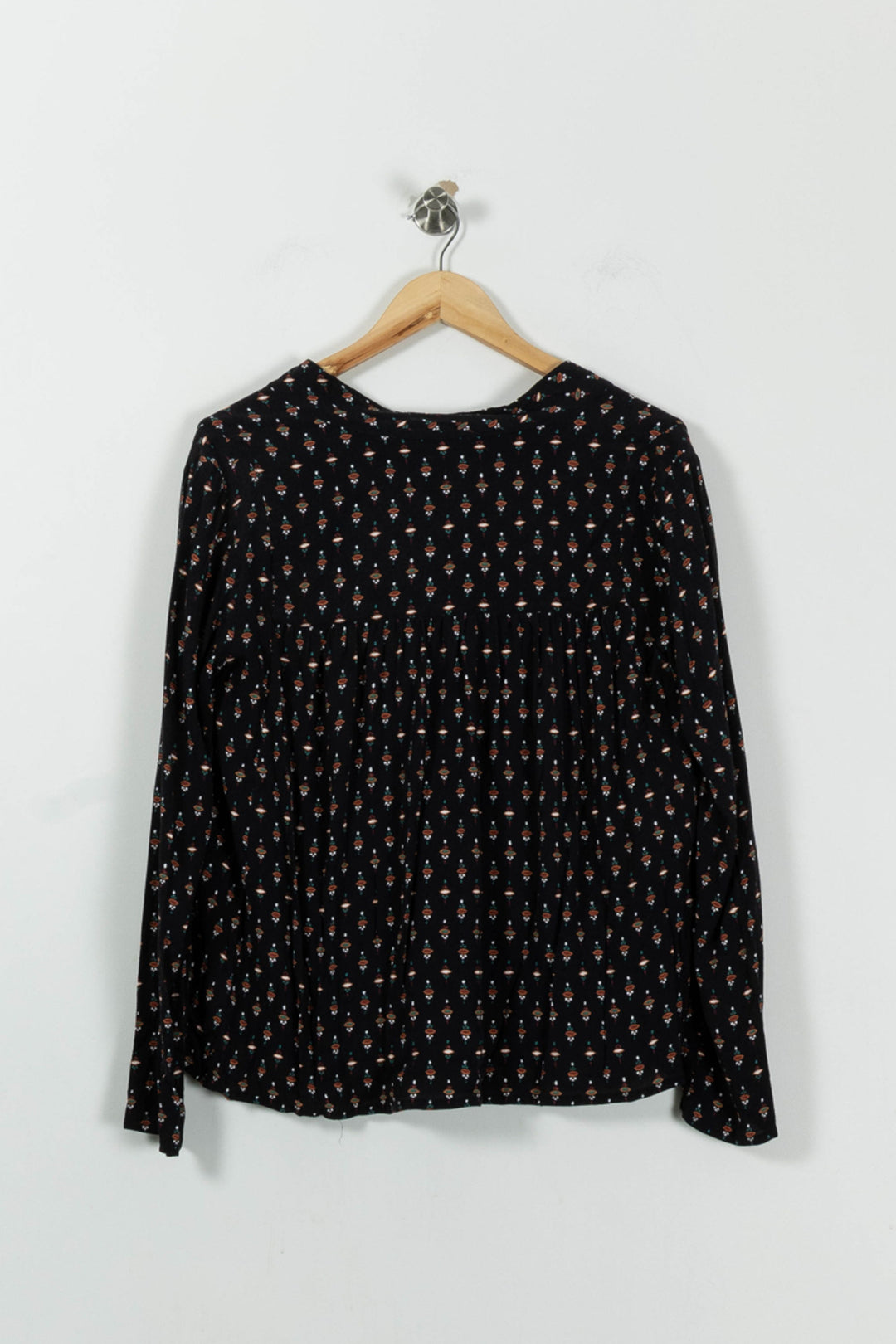 Blouse Noire à Motifs - Taille XS/34 de la marque ba&sh | PARAD94571 - Vendu par Paradigme - Image 4