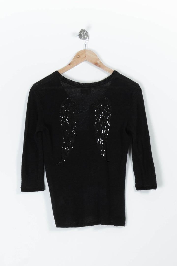 Pull Noir - Taille XS/34 de la marque Bérénice | PARAD94578 - Vendu par Paradigme - Image 4