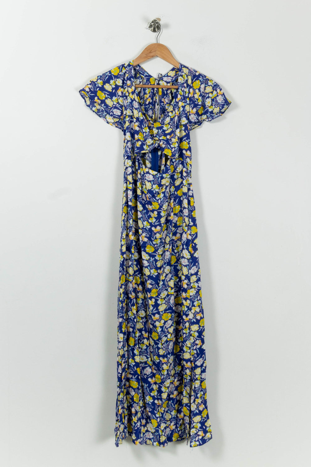 Robe Longue Bleue et Jaune - Taille L/40 de la marque Karl Marc John | PARAD94586 - Vendu par Paradigme - Image 2