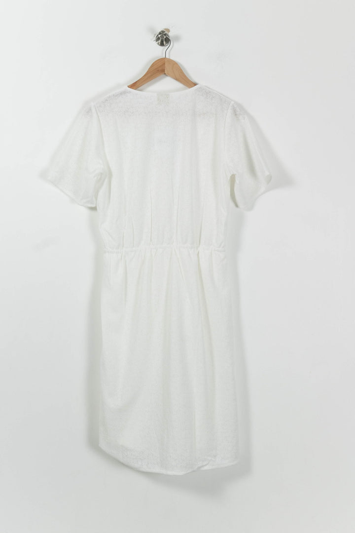 Robe Boutonnée Blanche - Taille L/40 de la marque Karl Marc John | PARAD94587 - Vendu par Paradigme - Image 4