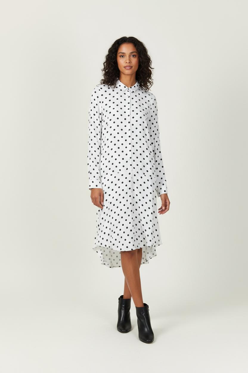 Robe Longue Blanche et Noire - Taille XS/34 de la marque Karl Marc John | PARAD94593 - Vendu par Paradigme - Image 1