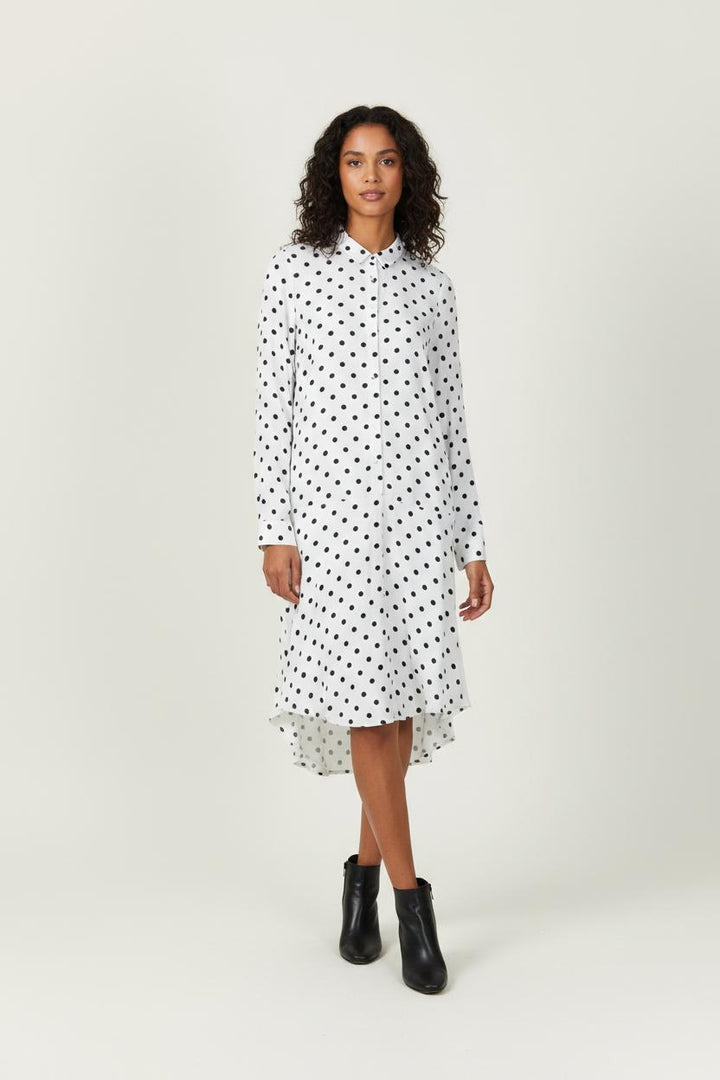 Robe Longue Blanche et Noire - Taille XS/34 de la marque Karl Marc John | PARAD94593 - Vendu par Paradigme - Image 1