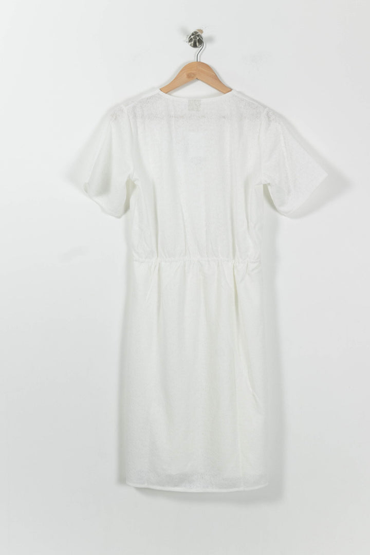 Robe Boutonnée Blanche - Taille L/40 de la marque Karl Marc John | PARAD94600 - Vendu par Paradigme - Image 4