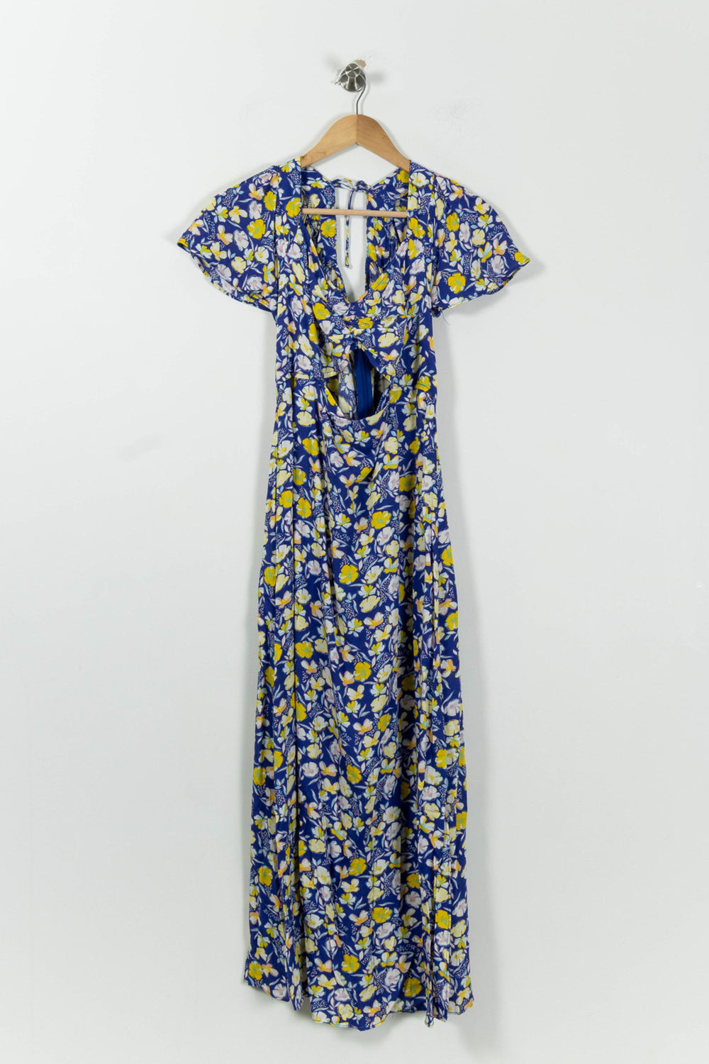 Robe Longue Bleue et Jaune - Taille L/40 de la marque Karl Marc John | PARAD94601 - Vendu par Paradigme - Image 2