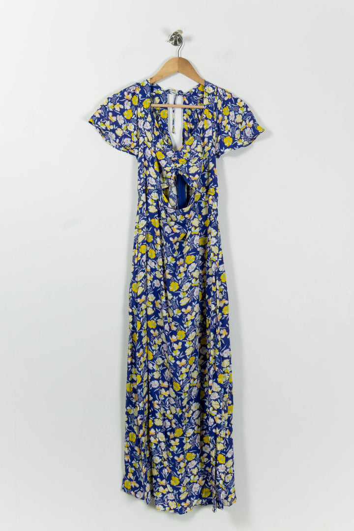Robe Longue Bleue et Jaune - Taille L/40 de la marque Karl Marc John | PARAD94601 - Vendu par Paradigme - Image 2