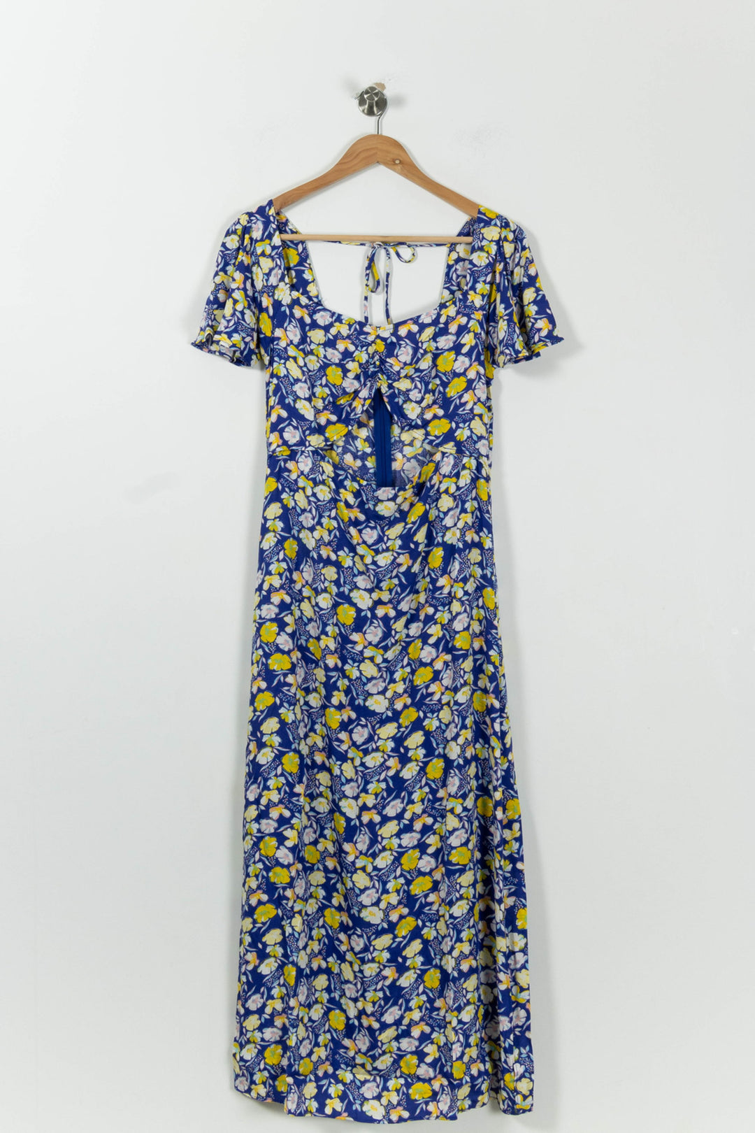 Robe Longue Bleue et Jaune - Taille L/40 de la marque Karl Marc John | PARAD94603 - Vendu par Paradigme - Image 2