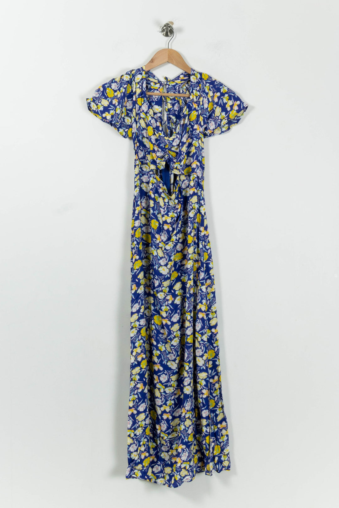 Robe Longue Bleue et Jaune - Taille L/40 de la marque Karl Marc John | PARAD94605 - Vendu par Paradigme - Image 2