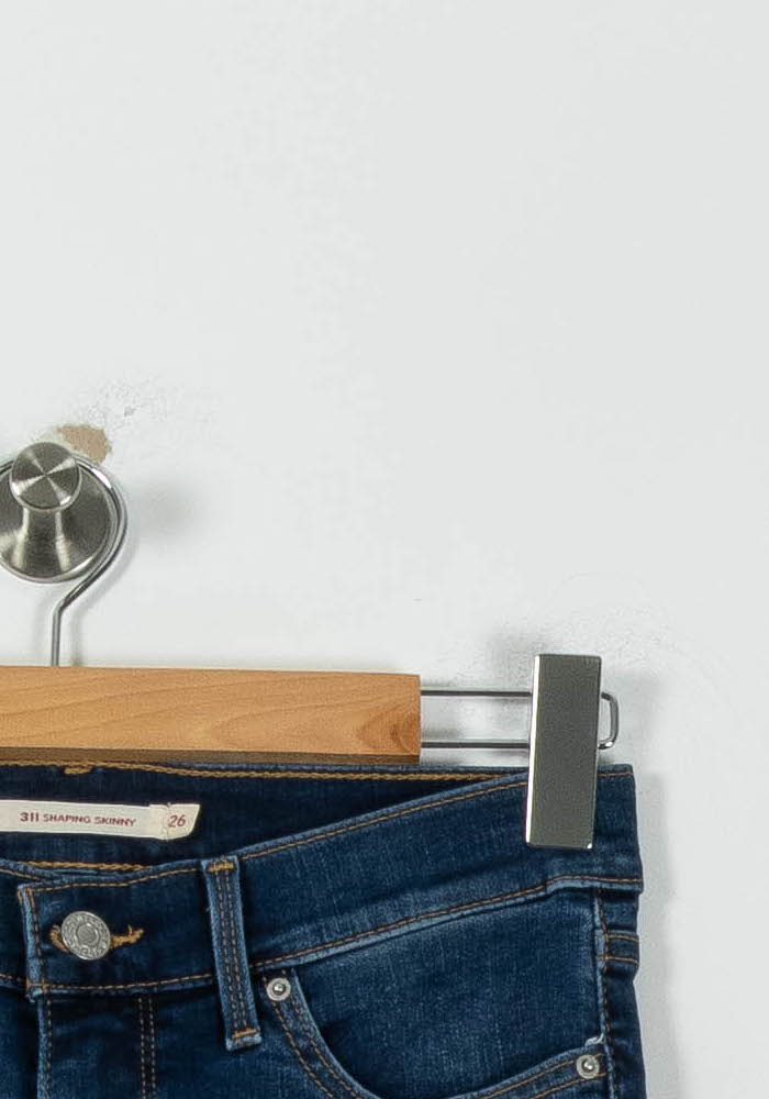 Jean Skinny Bleu - Taille S/36 de la marque Levi's | PARAD94606 - Vendu par Paradigme - Image 3